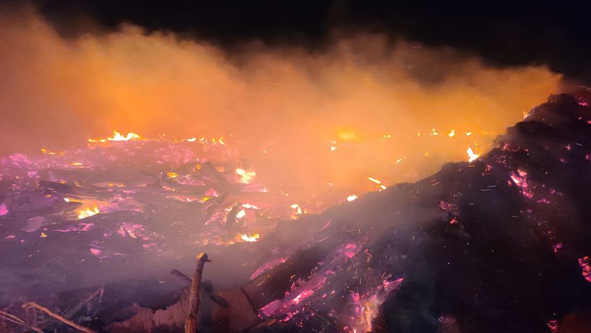 Overnight fire in Black Eagle