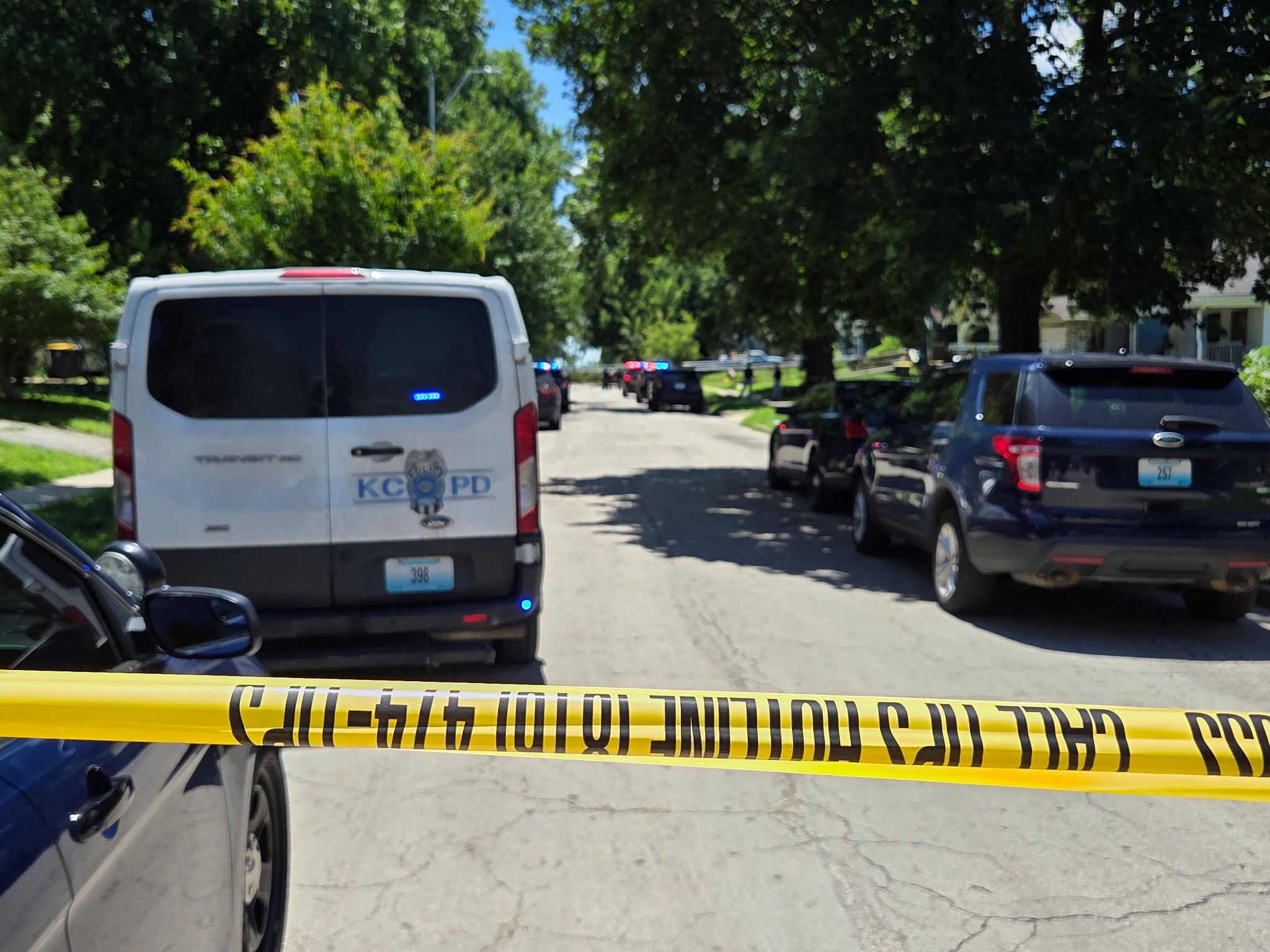 homicide scene at 5700 block of forest 6/14