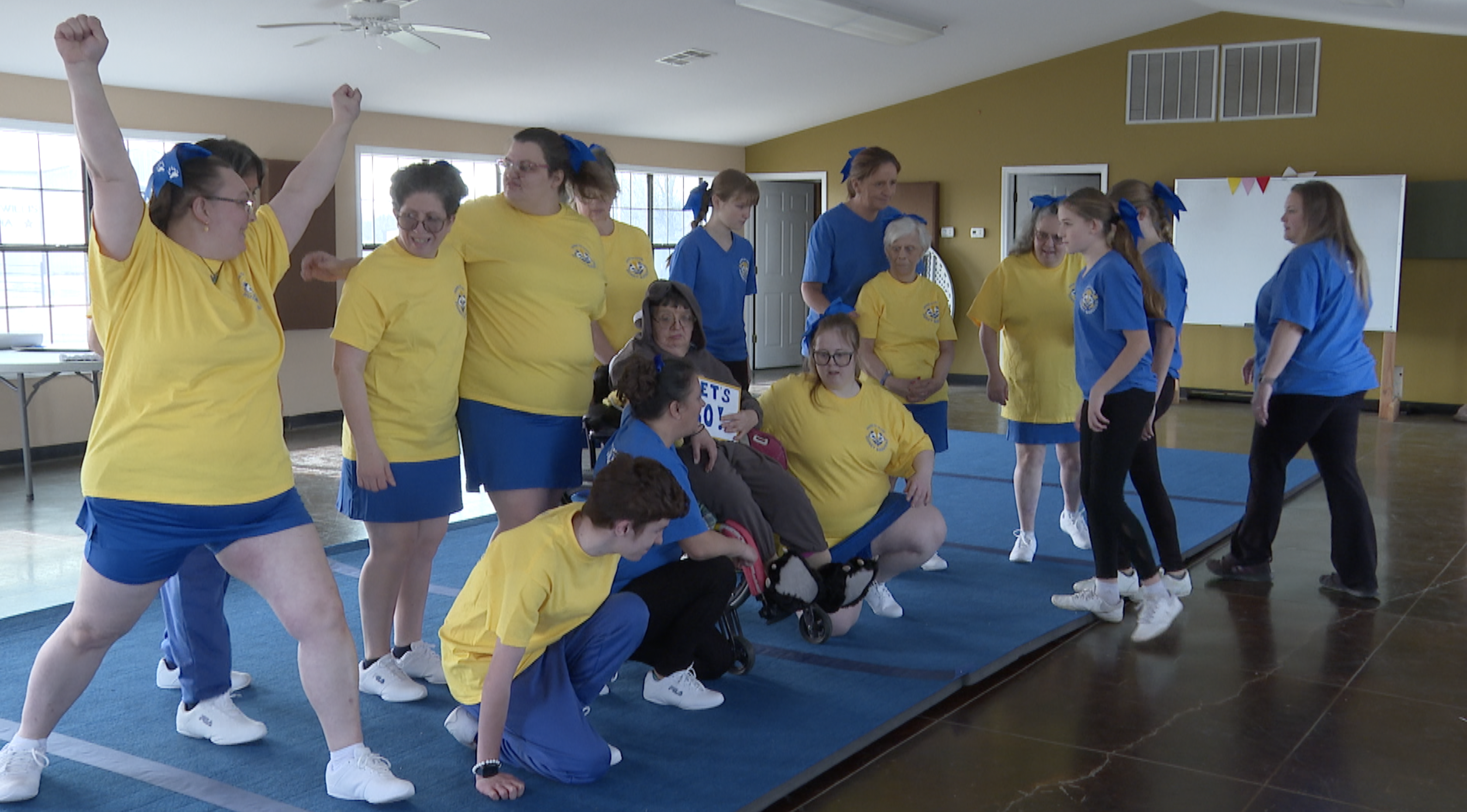 special Olympics cheer team 