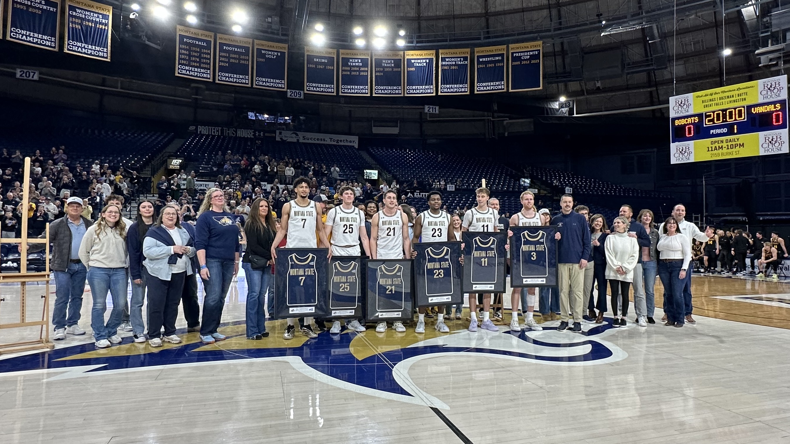 Montana State men 2025 senior day