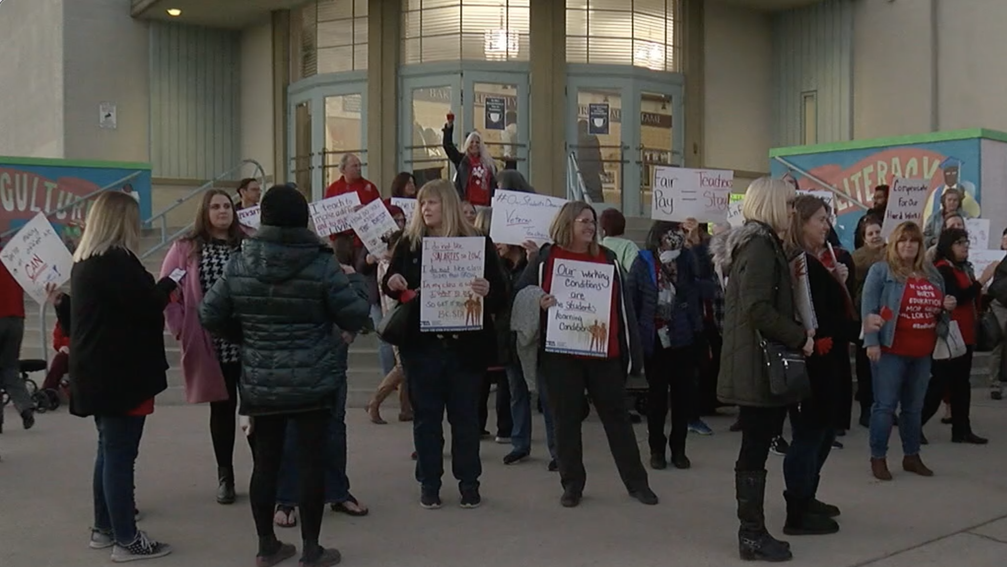 BCSD teachers ask for better pay, conditions