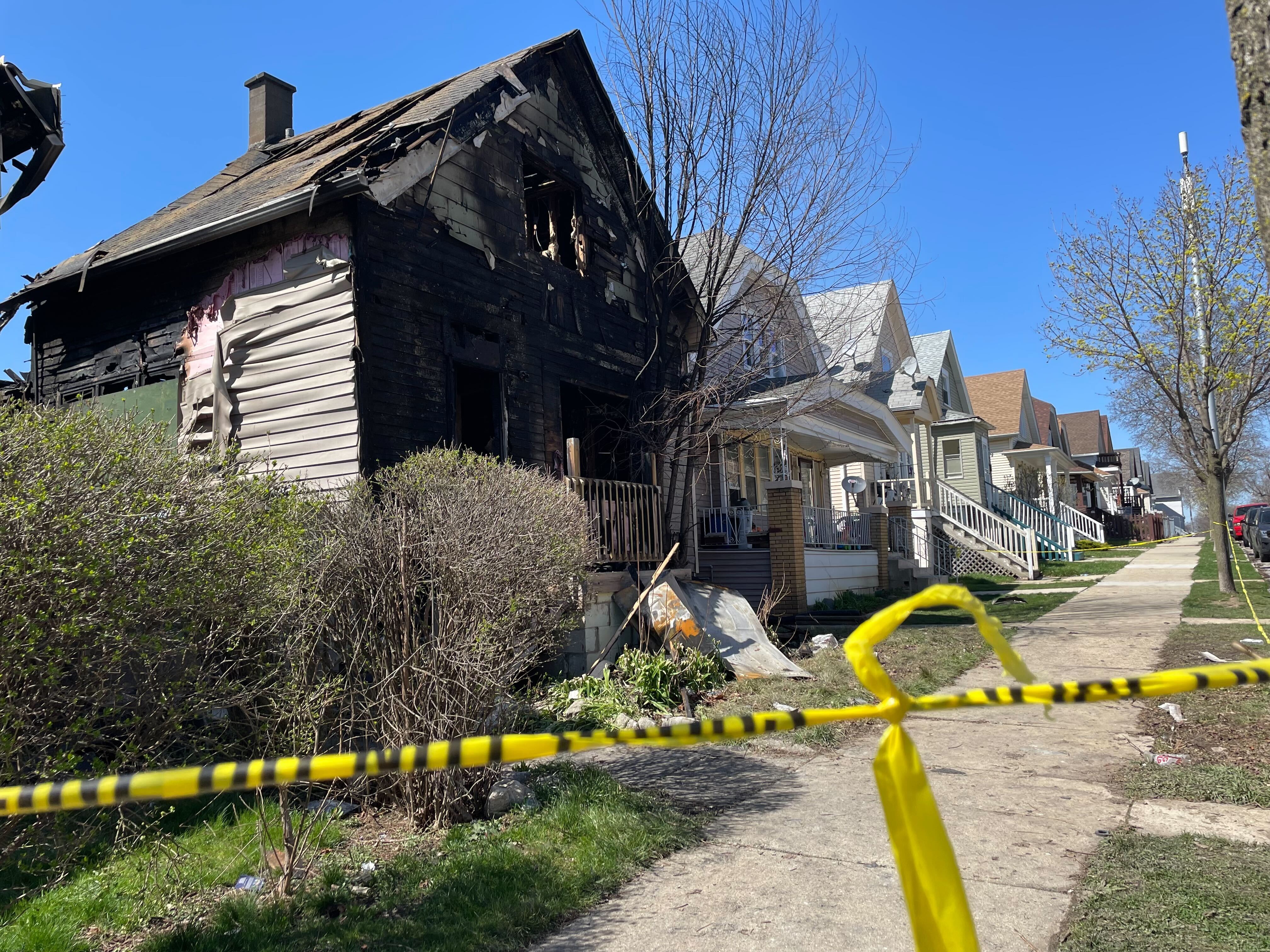 Fatal three-house fire on 8th St