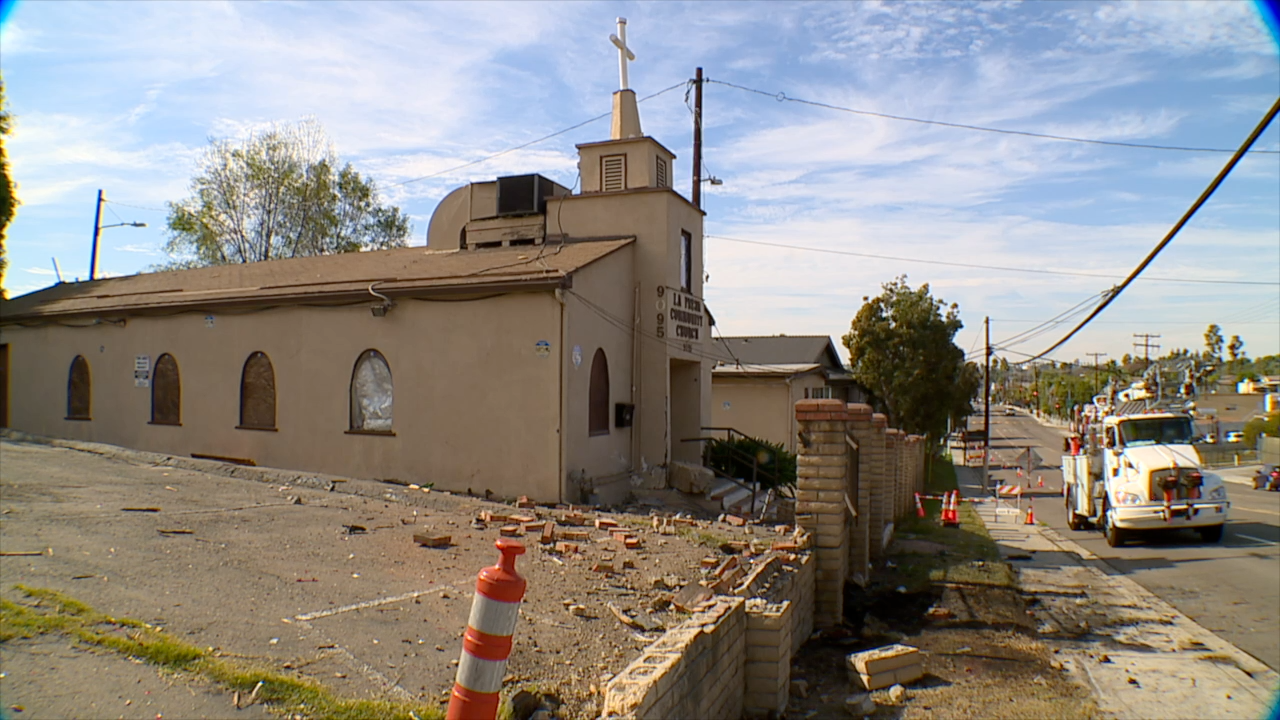 La Presa Community Church damage