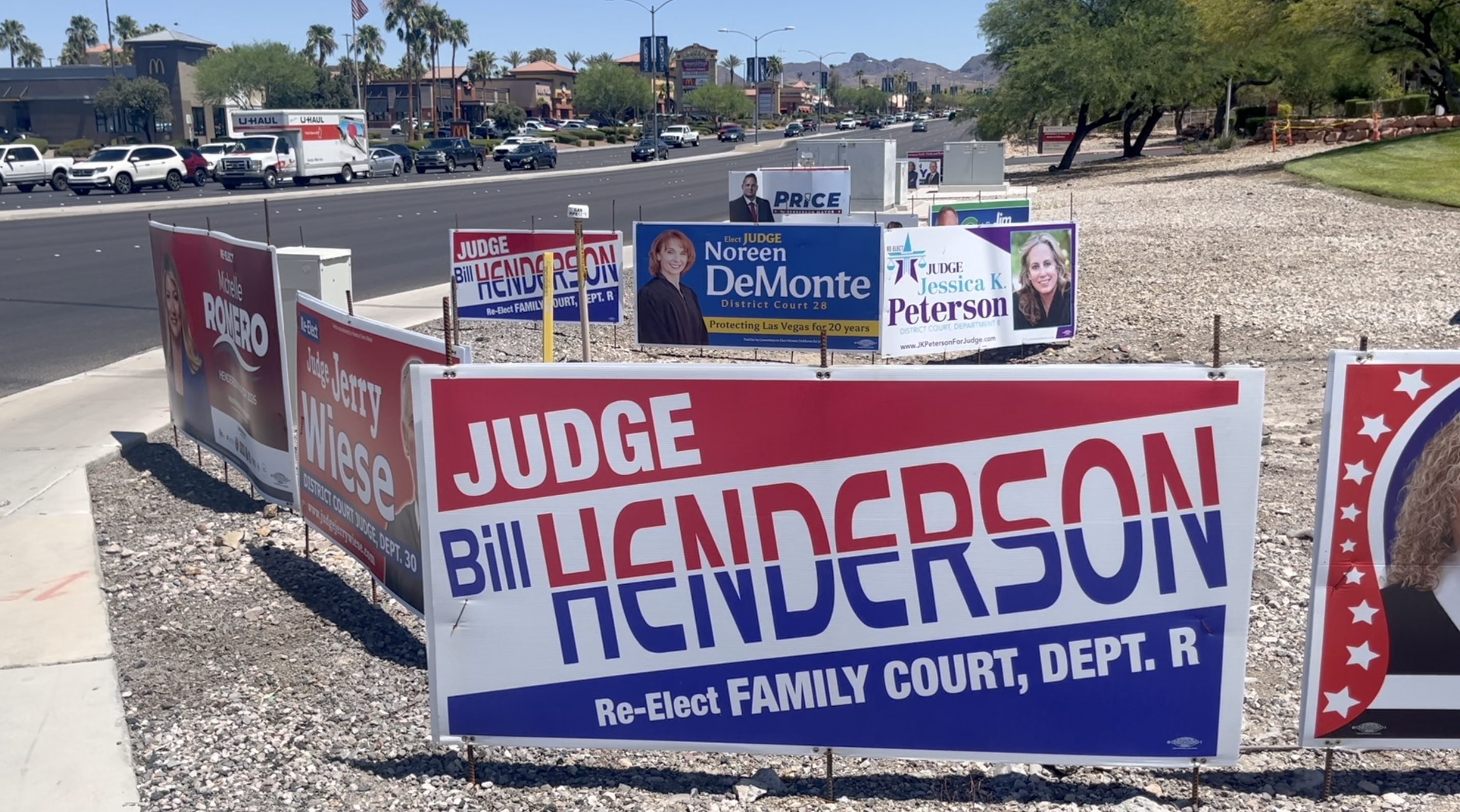 HENDERSON CAMPAIGN SIGNS