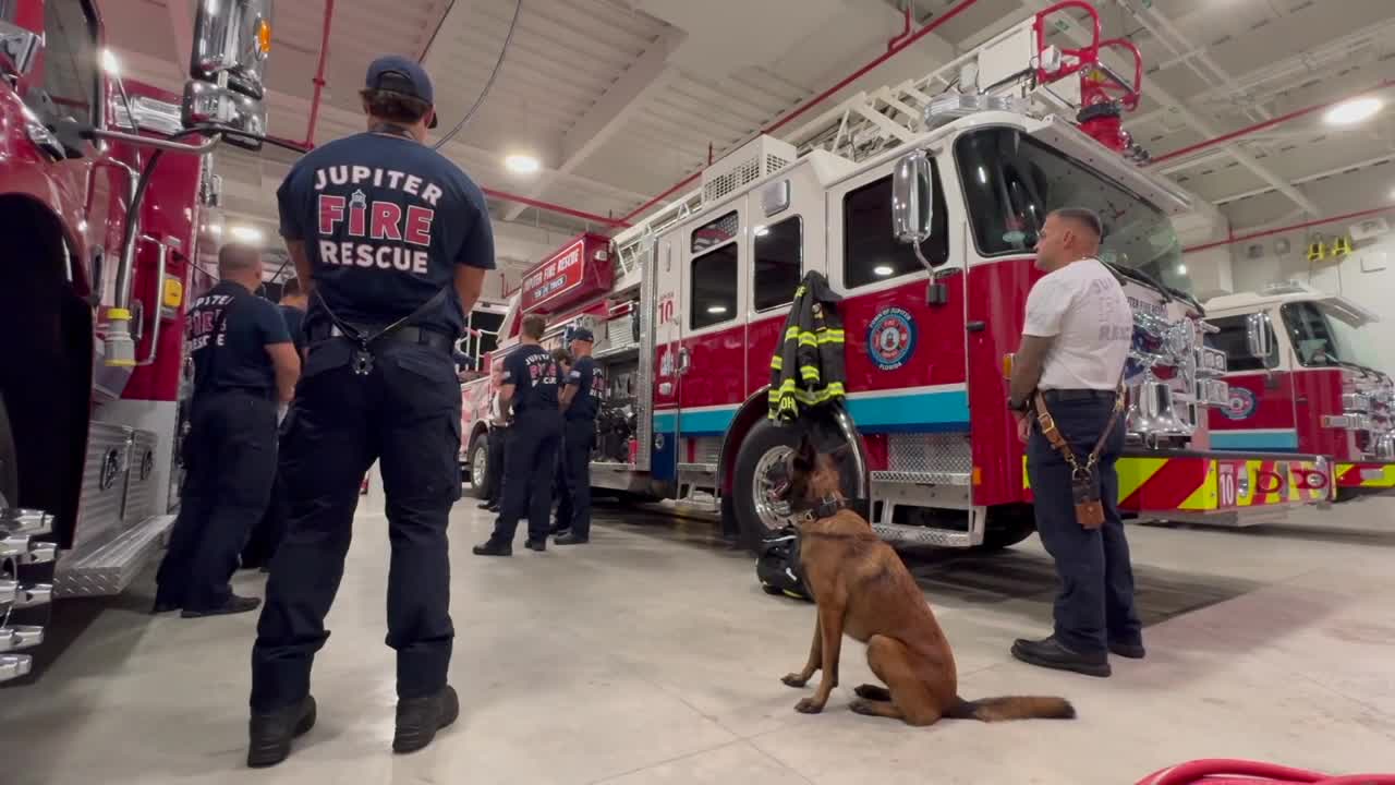 Jupiter Fire Resuce bell ceremony