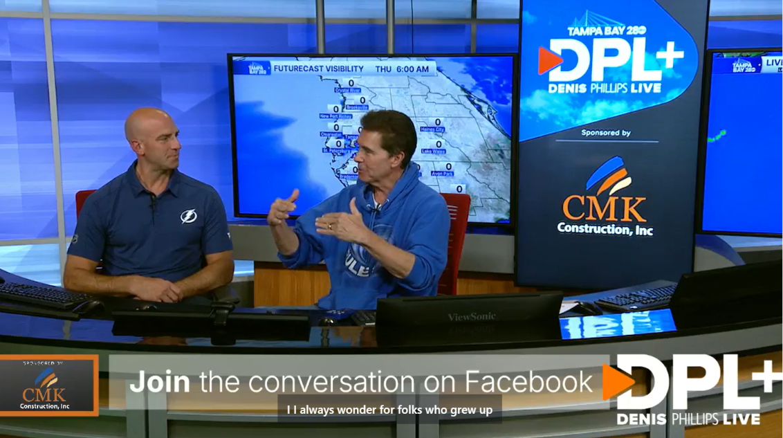 Denis Phillips hockey impact on Tampa with former Bolts goaltender Mathieu Garon