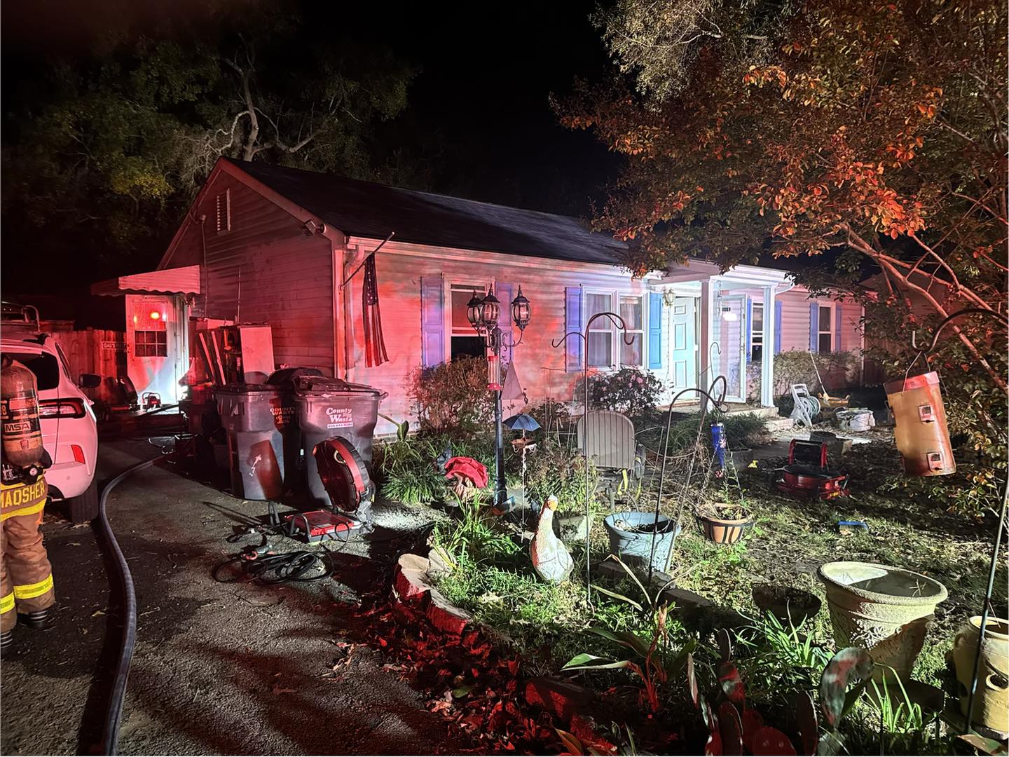 Hampton Avenue house fire