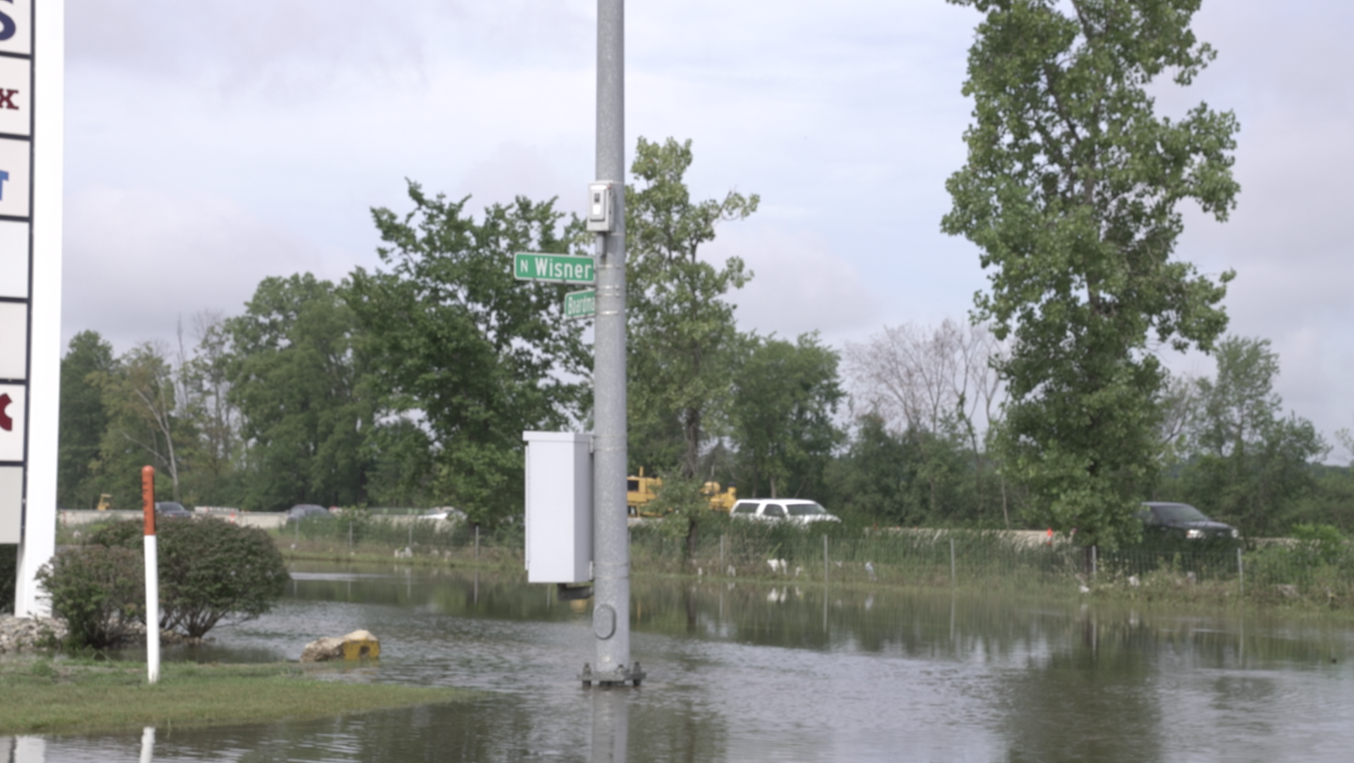 Flooding at Wisner and Boardman on Aug. 12, 2021