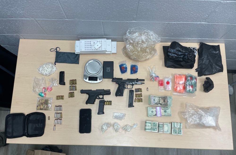Drug and gun bust in Baltimore