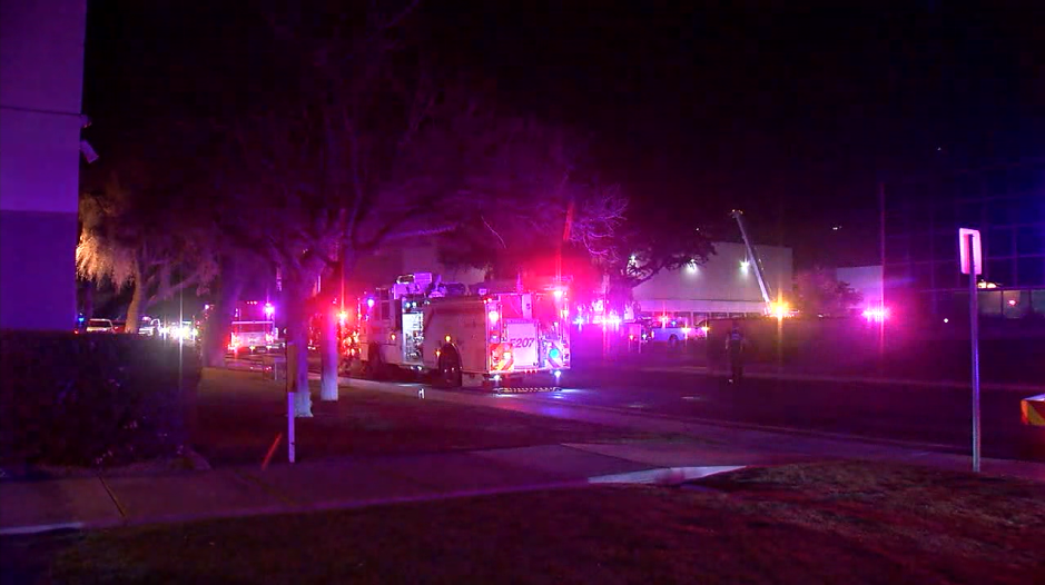 Structure fire in Tempe