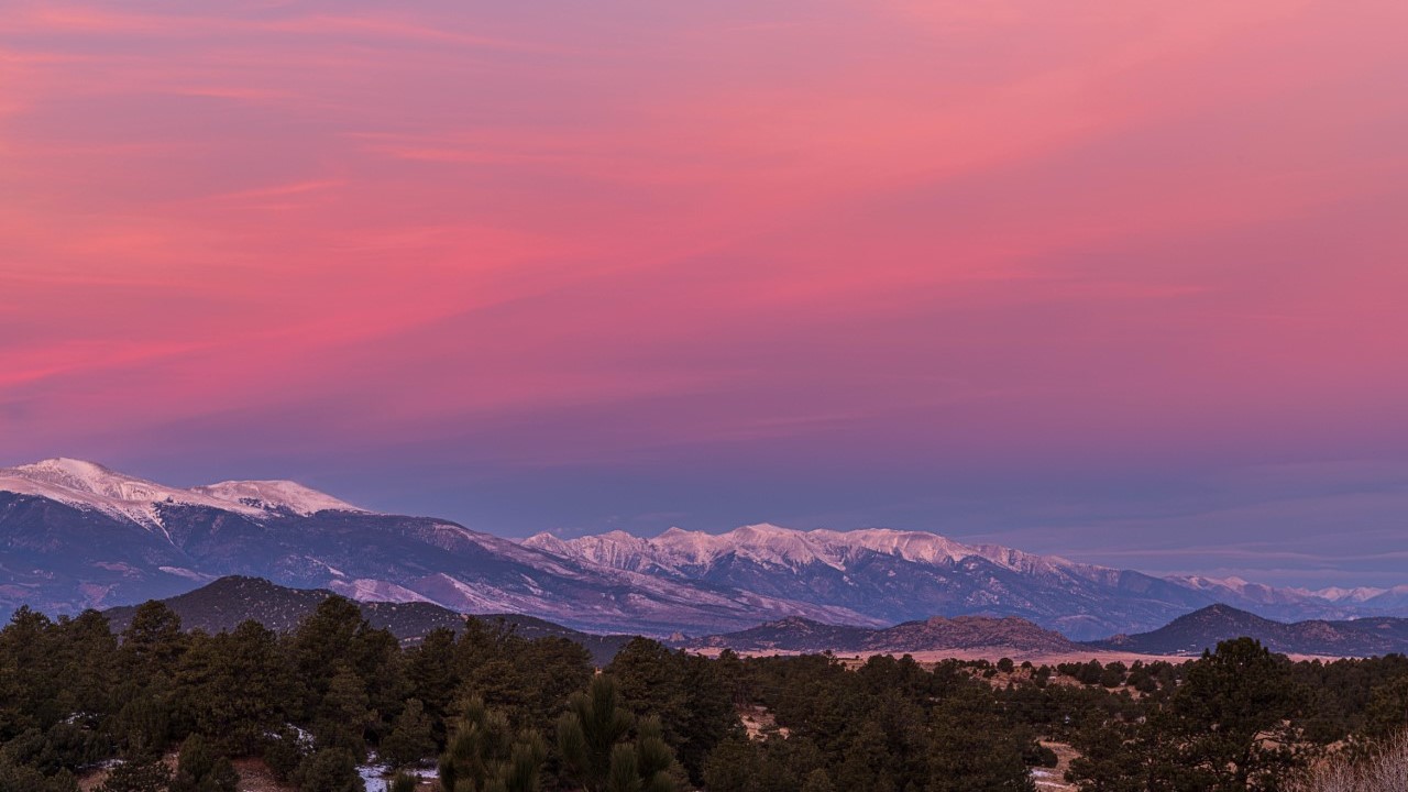 Sangre de Cristo sunrise