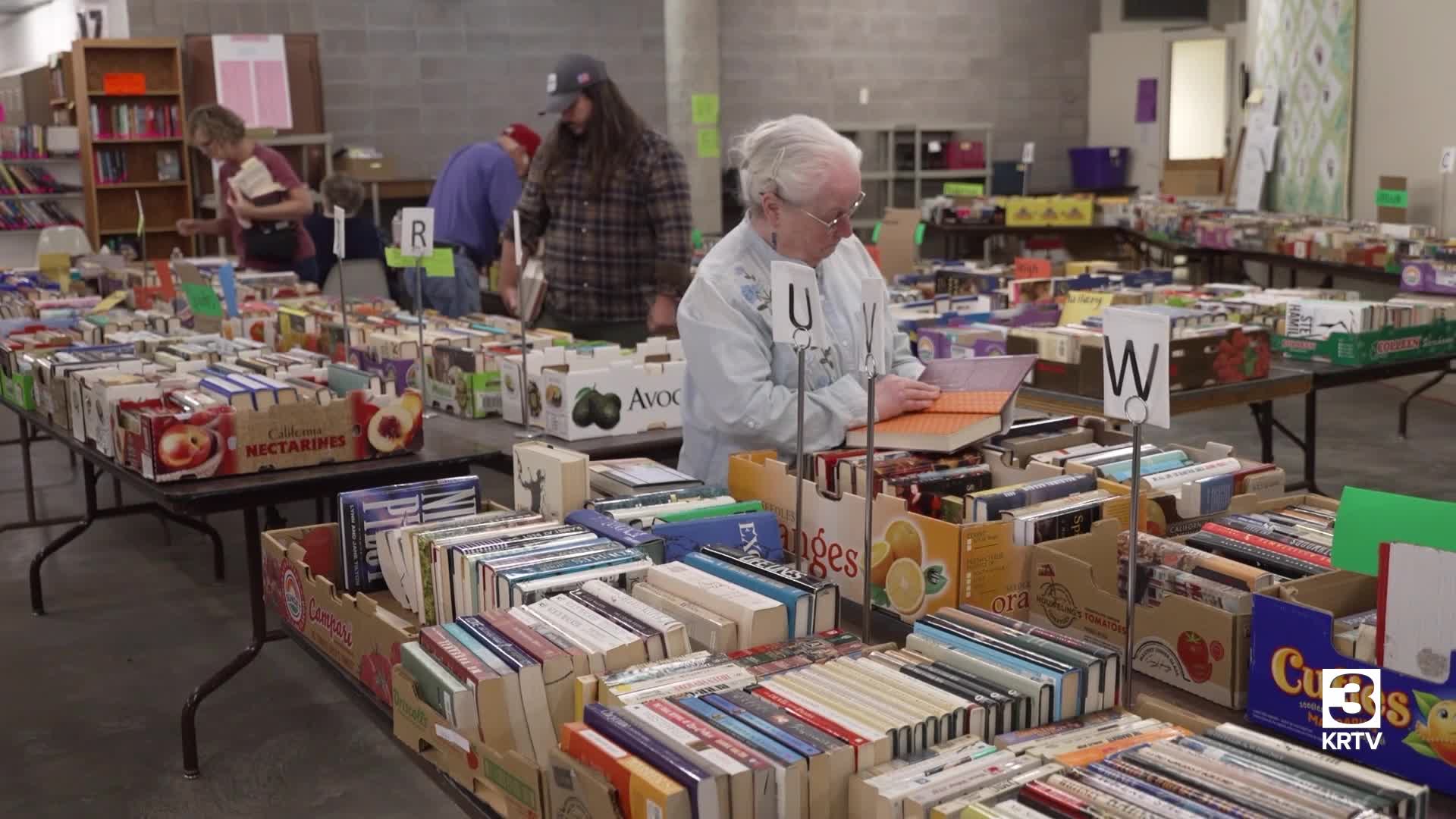 Great Falls library - annual AAUW Book Sale