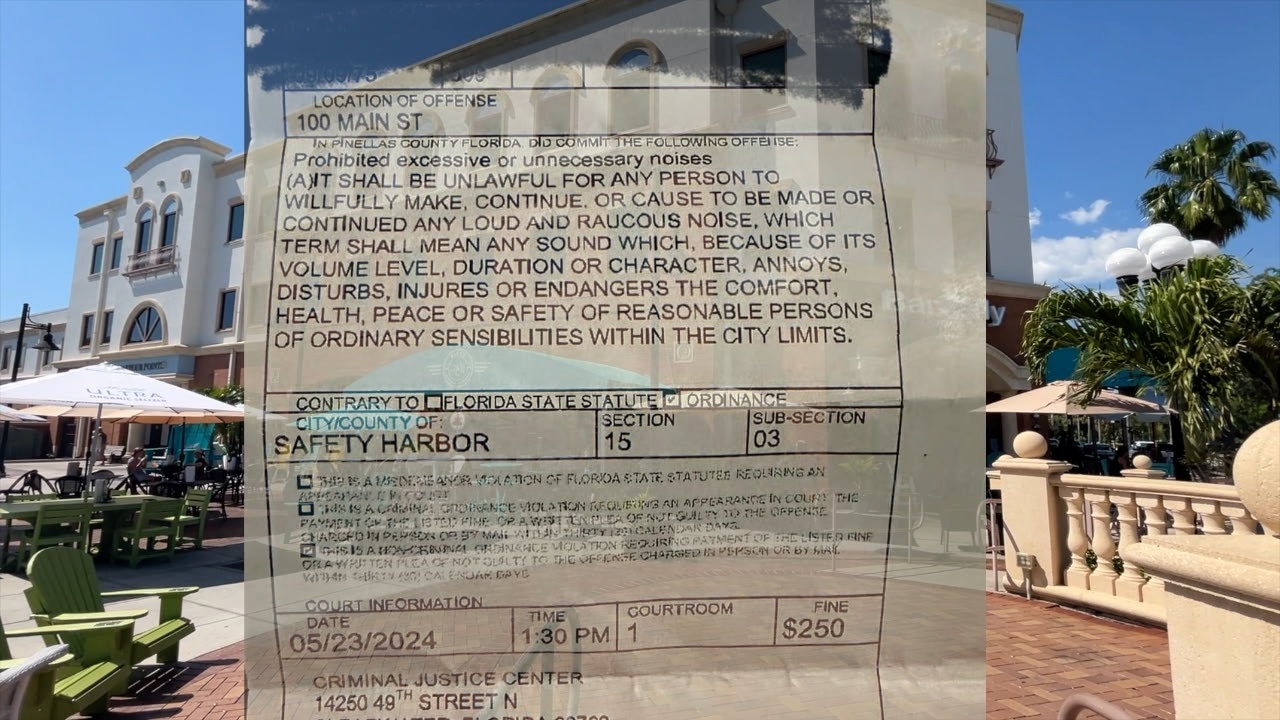 Noise complaints Safety Harbor