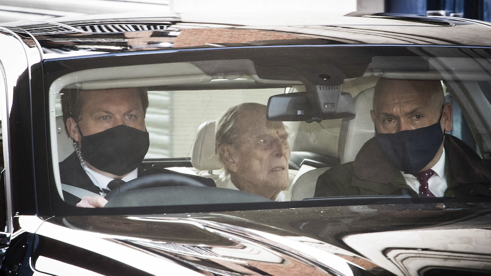 Prince Philip leaves hospital