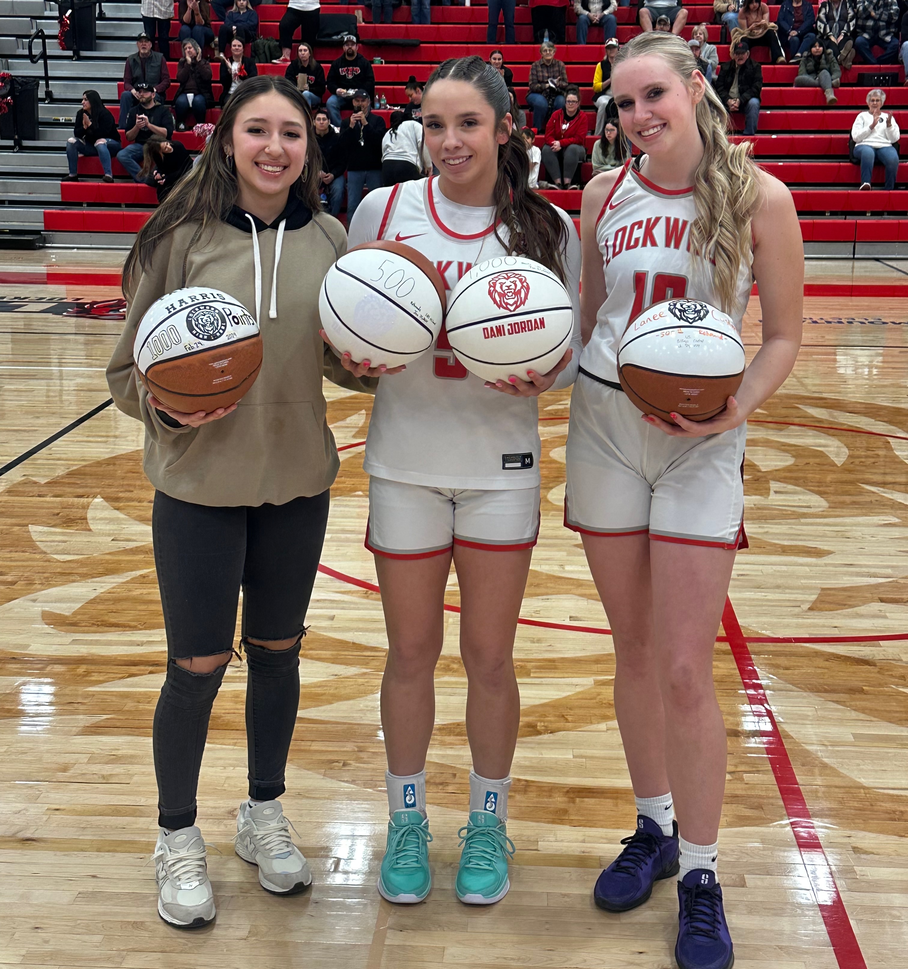 Tailey Harris, Dani Jordan and Lanee Casterline