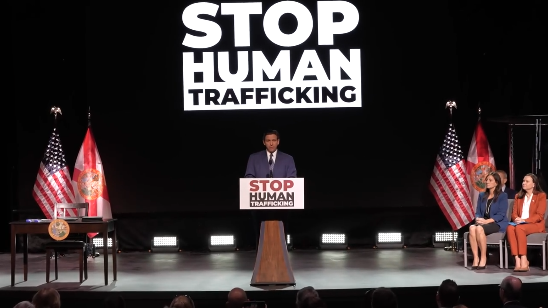 Governor Ron DeSantis signs human trafficking legislation