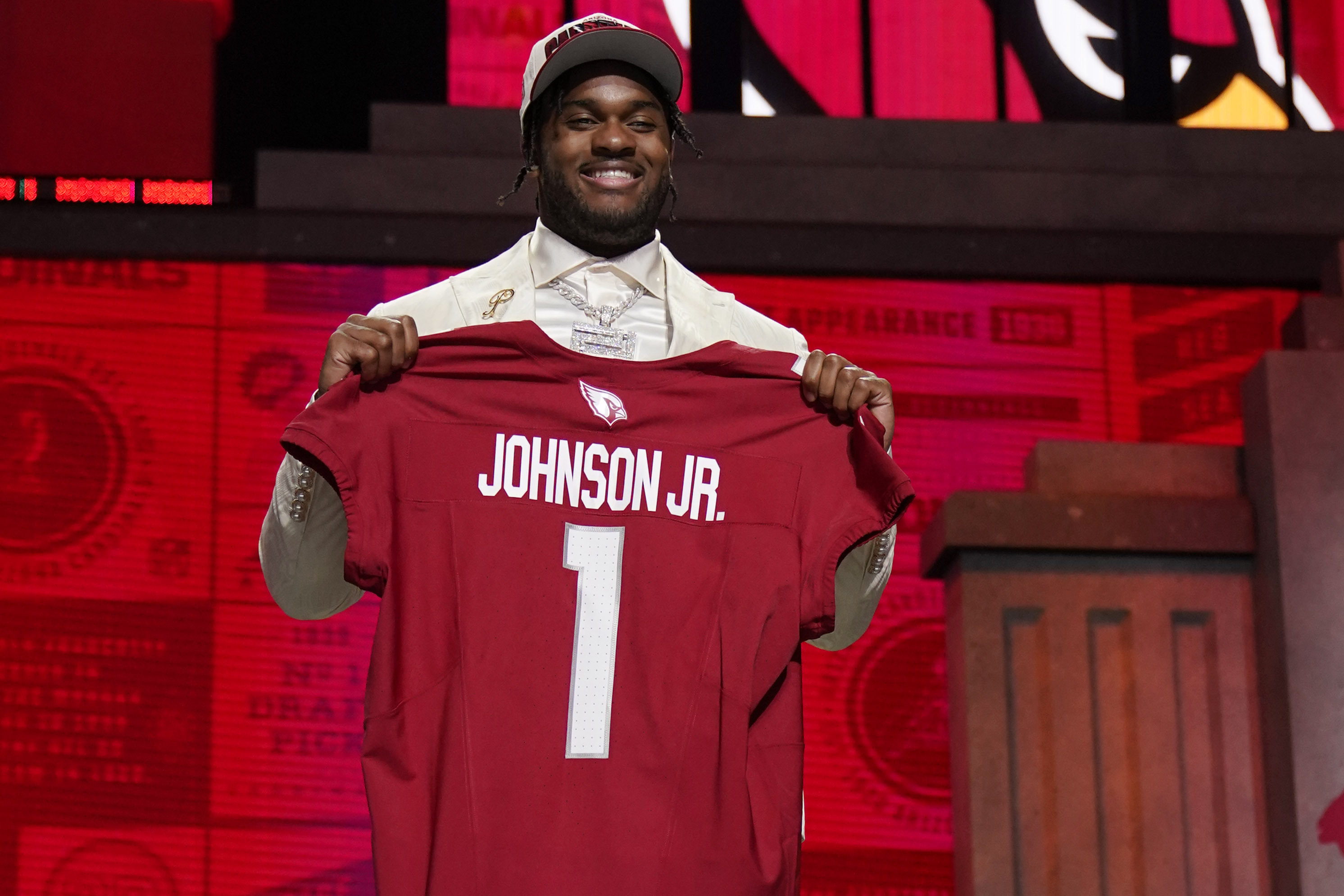 NFL Draft Football Paris Johnson Jr. 