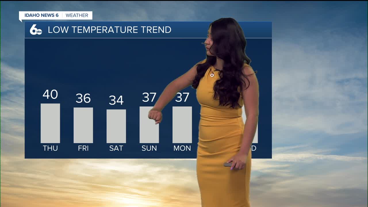 Forecast: Low temperatures near freezing and a cool weekend ahead 