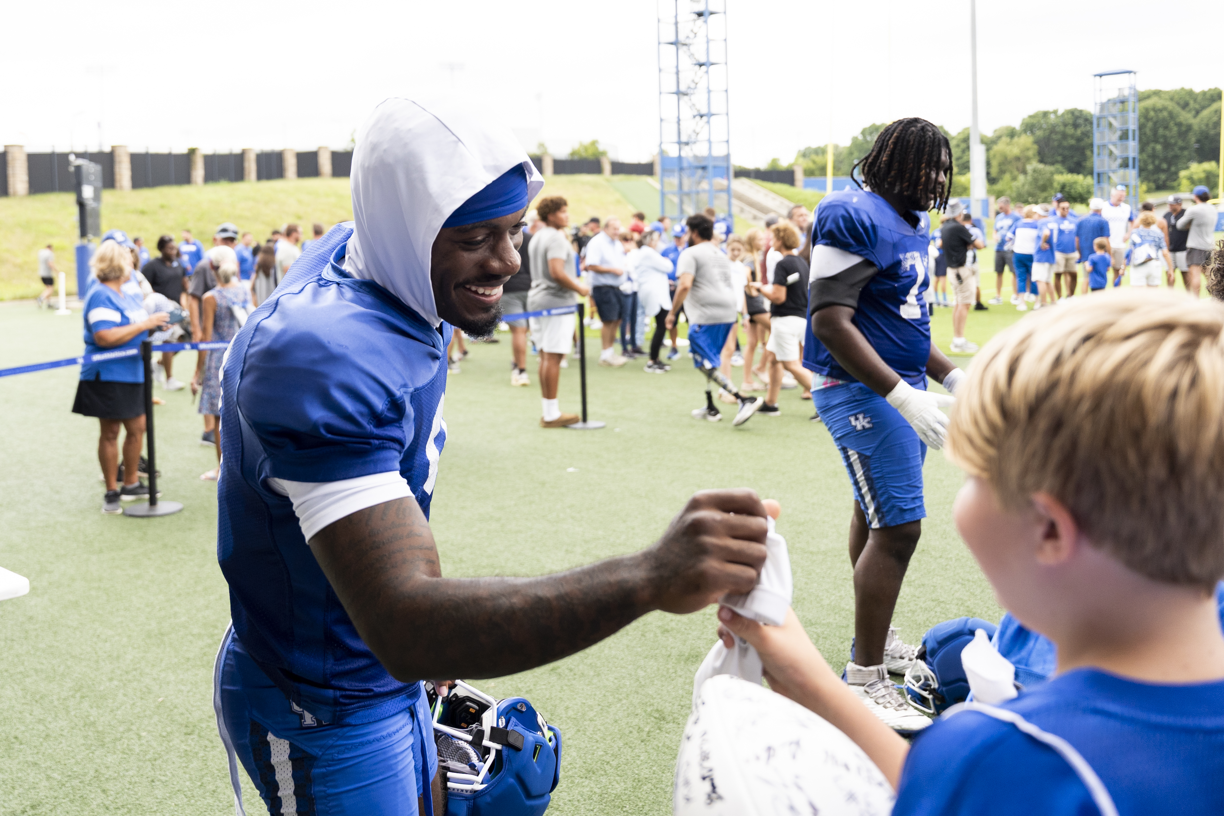 jamori maclin football fan day