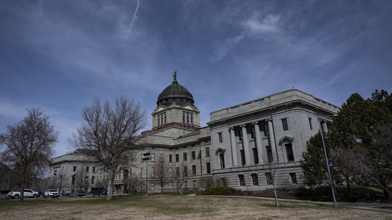 The Montana State Capitol in Helena, Montana.