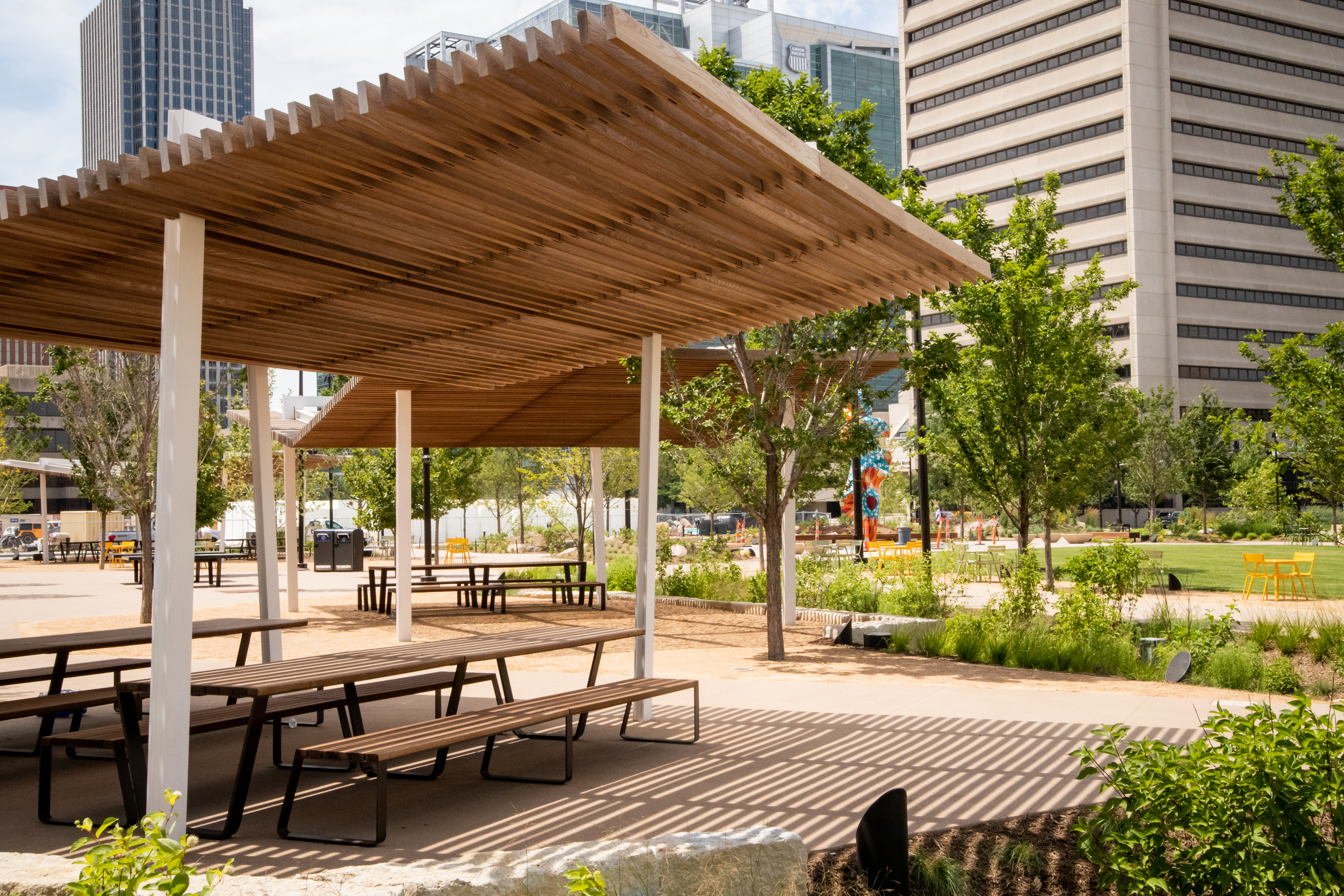 Gene Leahy Mall features