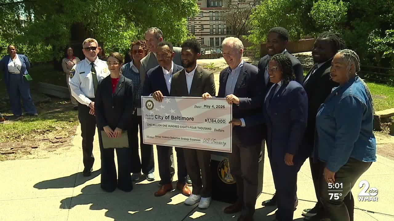 Baltimore gets $1.2M to expand violence reduction strategy