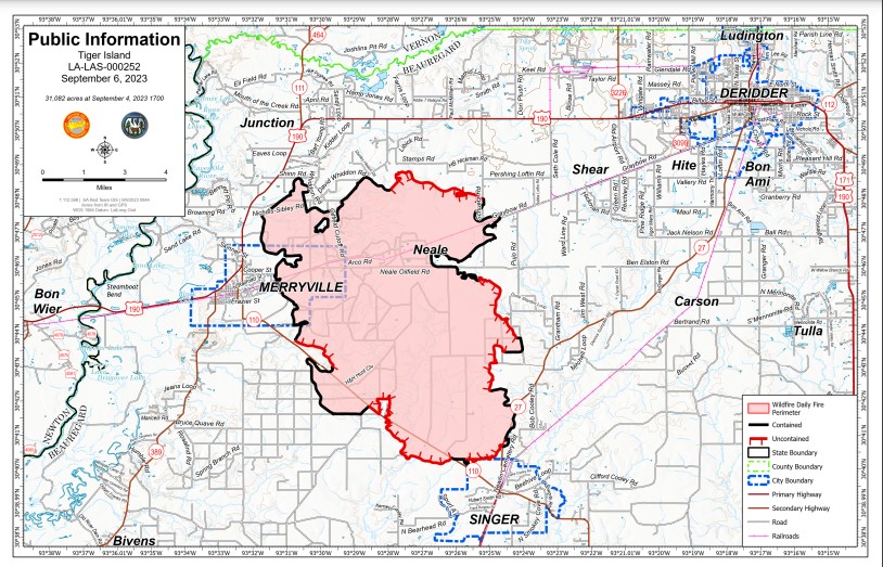 Tiger Island Fire 9 6 23 