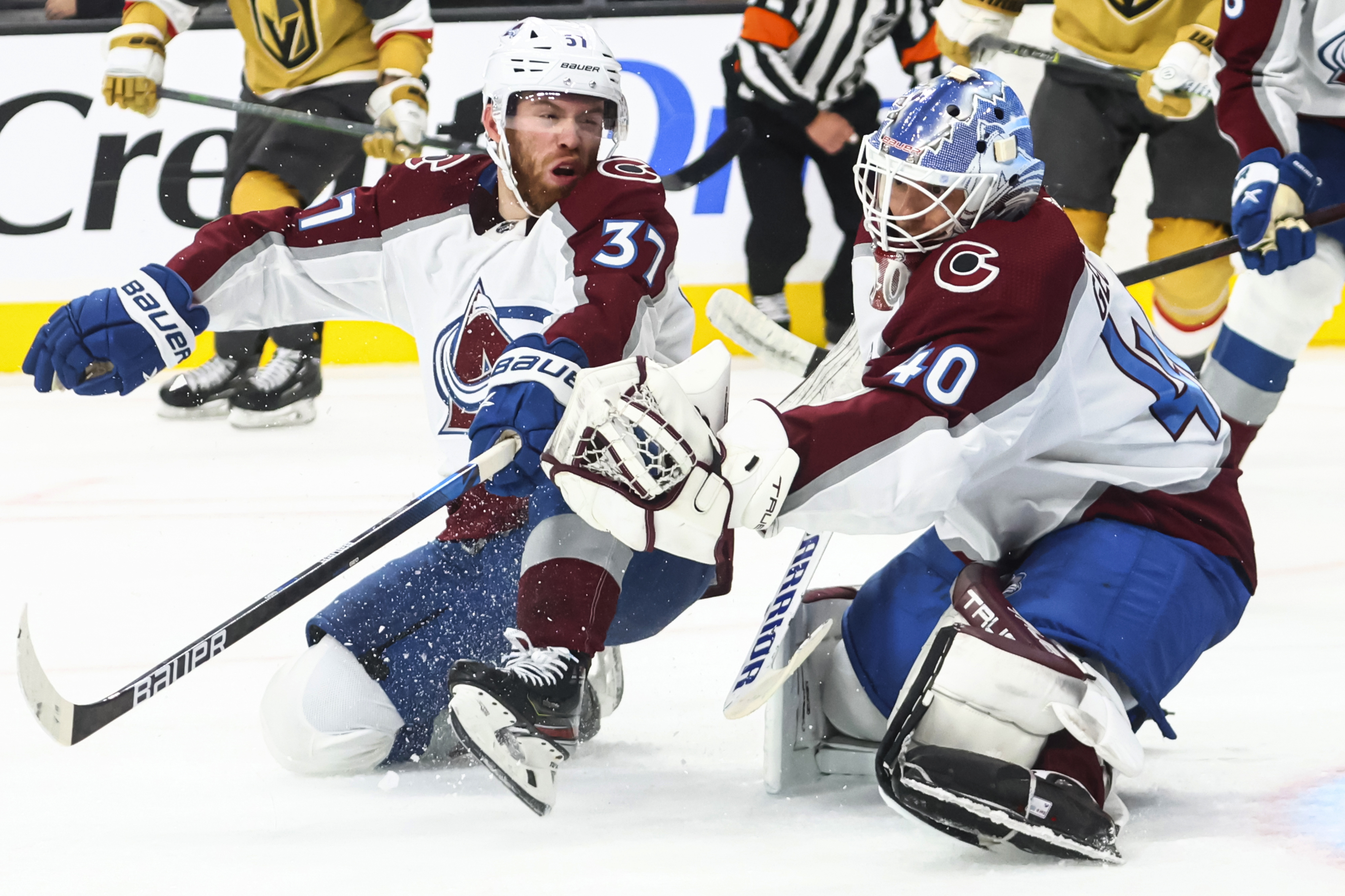 Avalanche Golden Knights Hockey