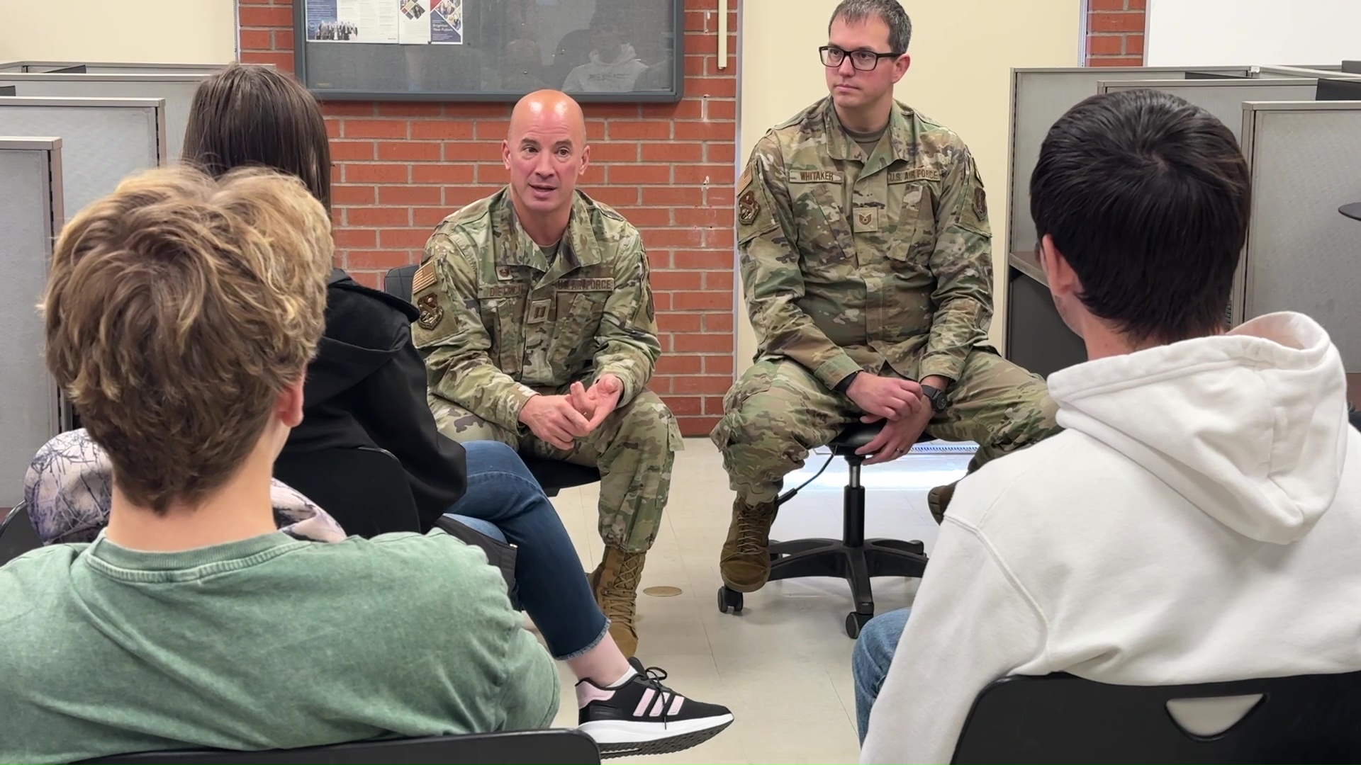 Great Falls students learn about military career options