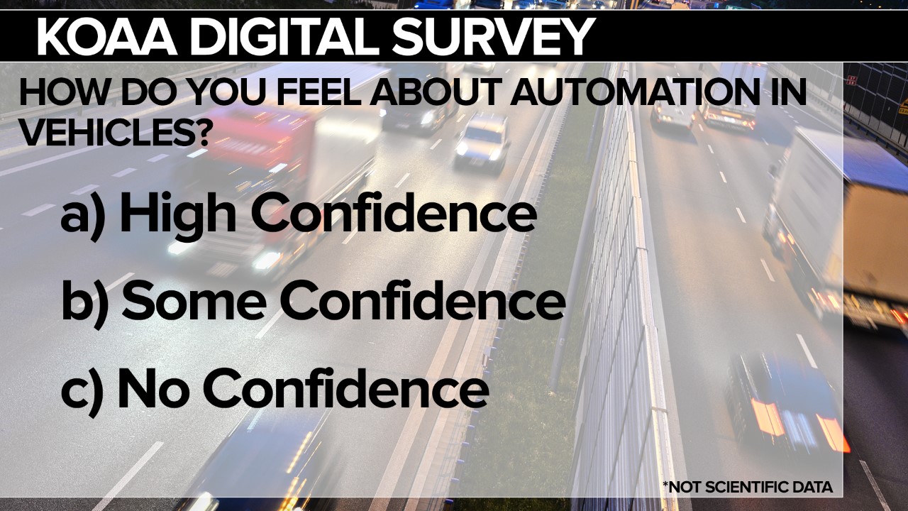KOAA Survey: How do you feel about automation in vehicles?