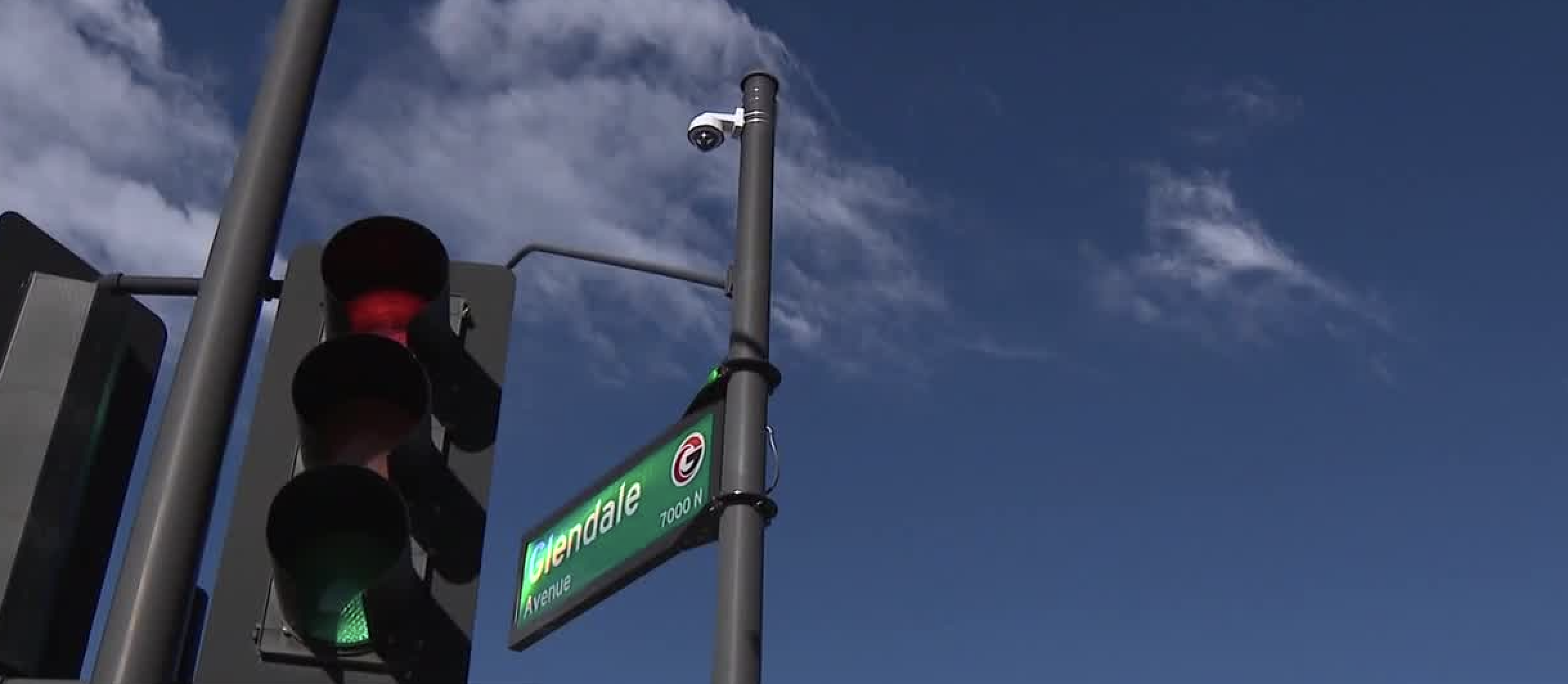 Glendale traffic light stoplight