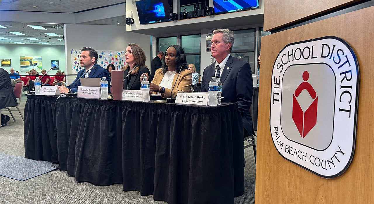School Board of Palm Beach County hearing 
