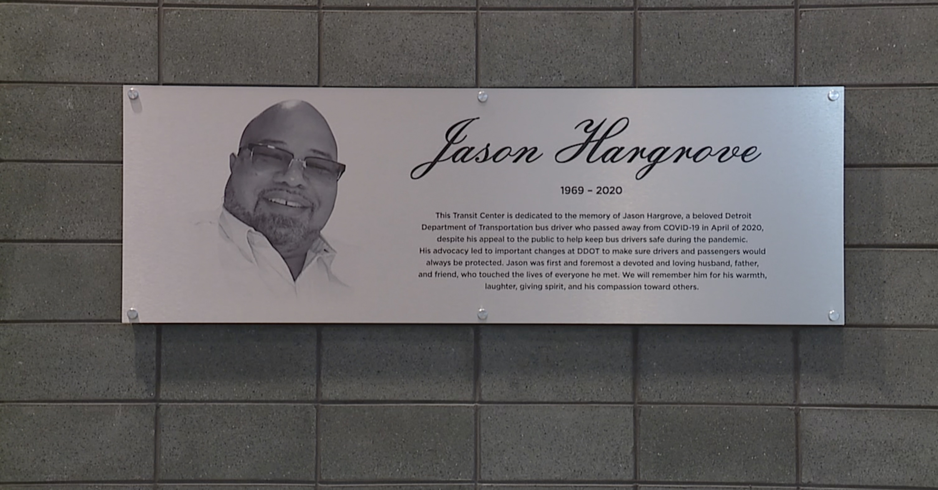 Detroit's new transit center named after DDOT driver who died of COVID now open