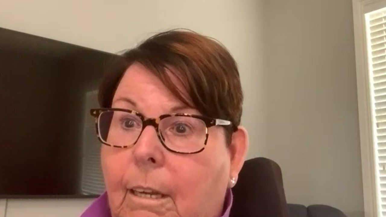 Carole Stein, a homebound senior living in west Boynton Beach, speaks to WPTV on March 16, 2021.jpg
