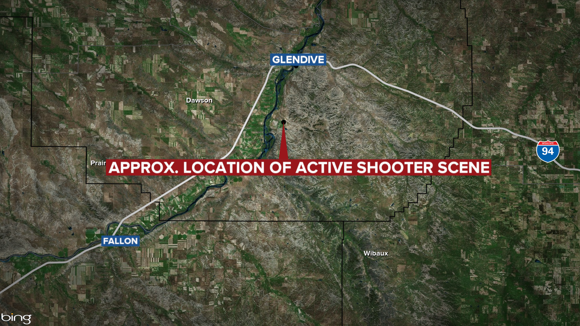 Glendive shooter map.png