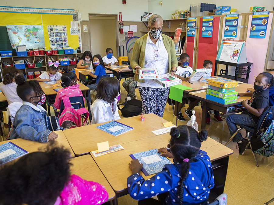 california school classroom mask