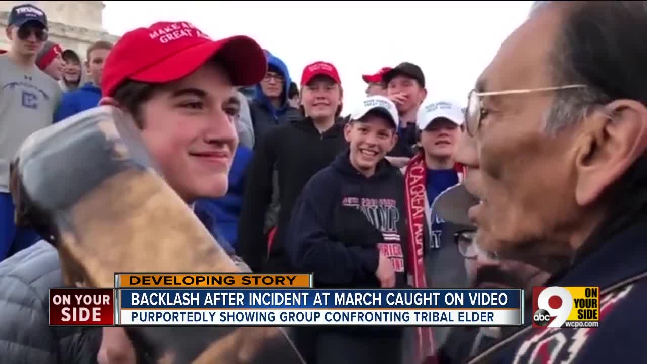 Video Shows Catholic Students Appearing To Taunt Members Of The Indigenous People S March Video Shows Catholic Students Appearing To Taunt Members Of The Indigenous People S March