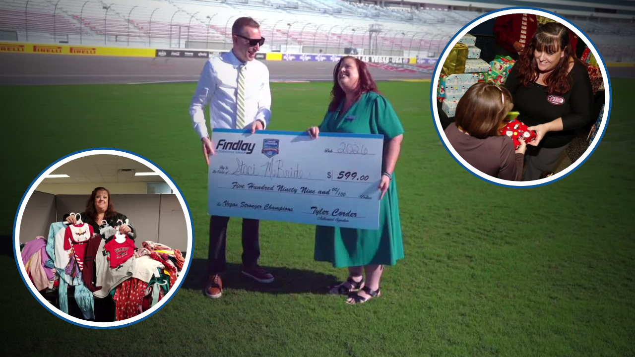 Vegas Stronger Champion: Staci McBride volunteers year-round with Speedway Children's Charities