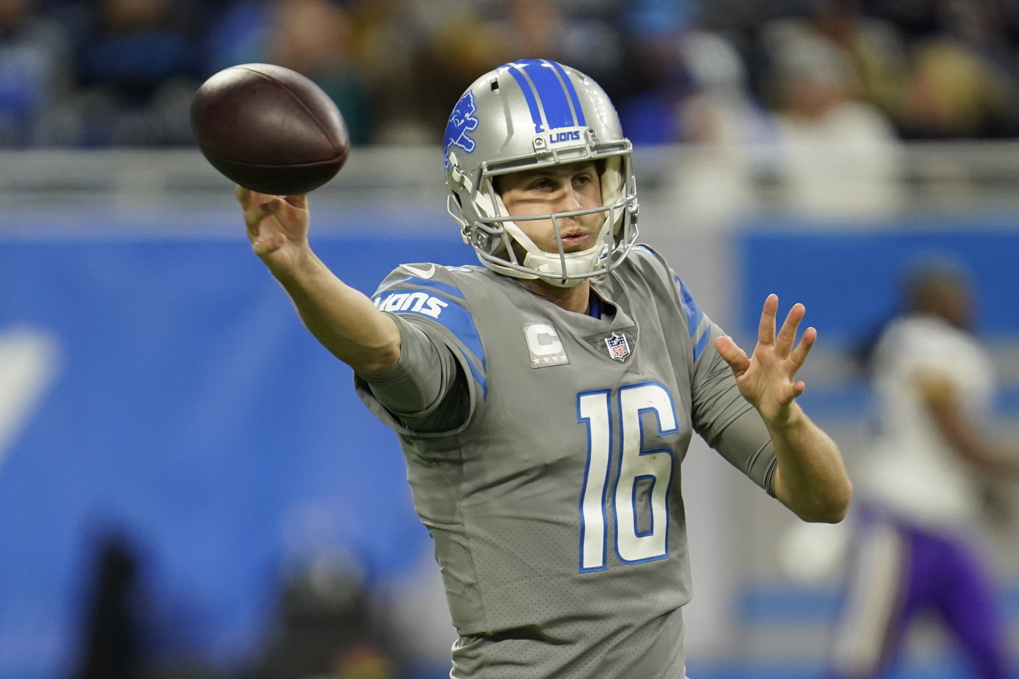 Jared Goff Vikings Lions Football