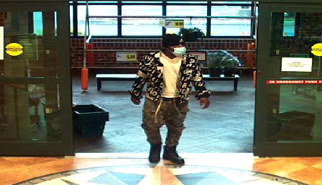 PT 3249 Tyre Neck Road Harris Teeter armed robbery wanted suspect (April 13) 