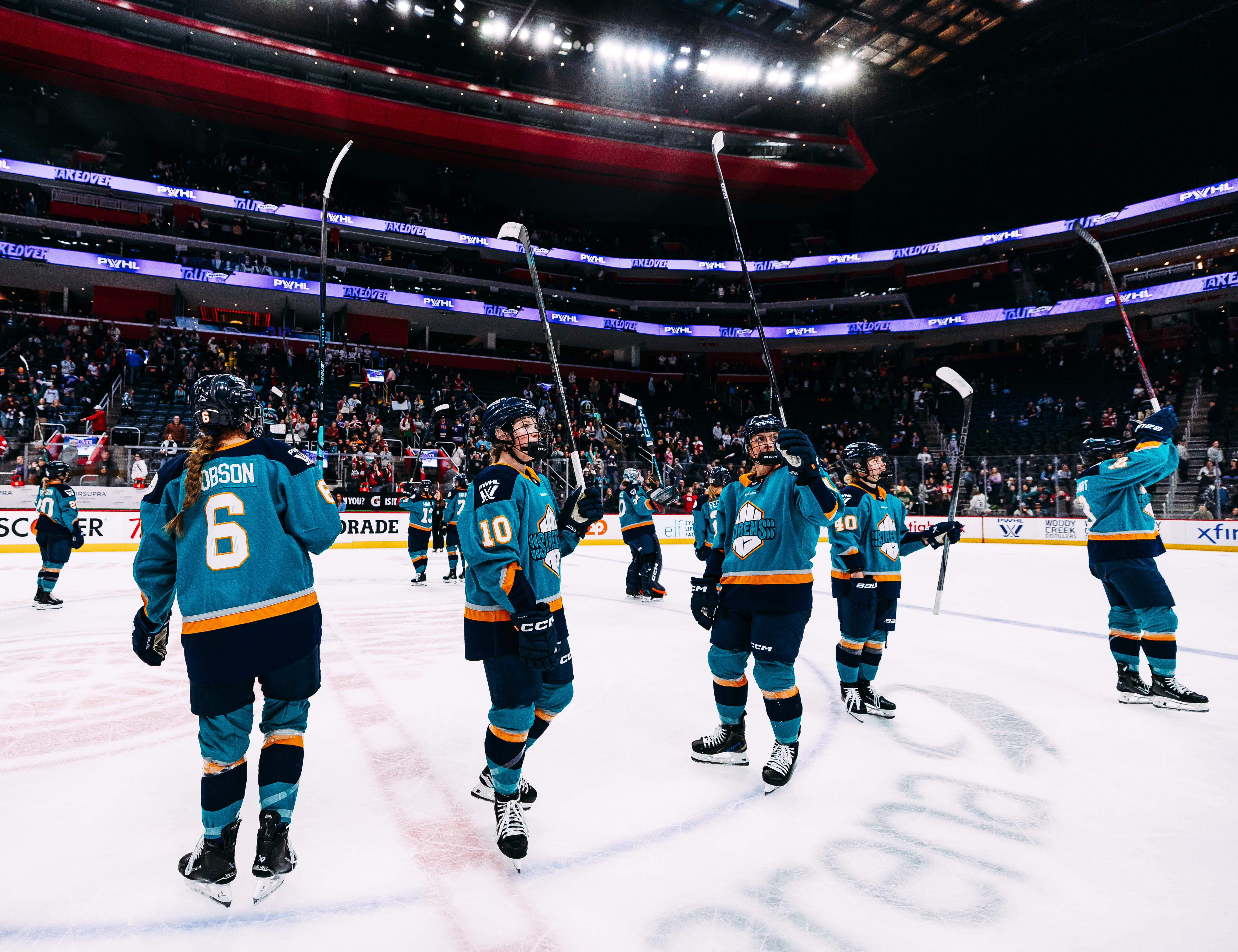 PWHL Detroit takeover tour March 16, 2025