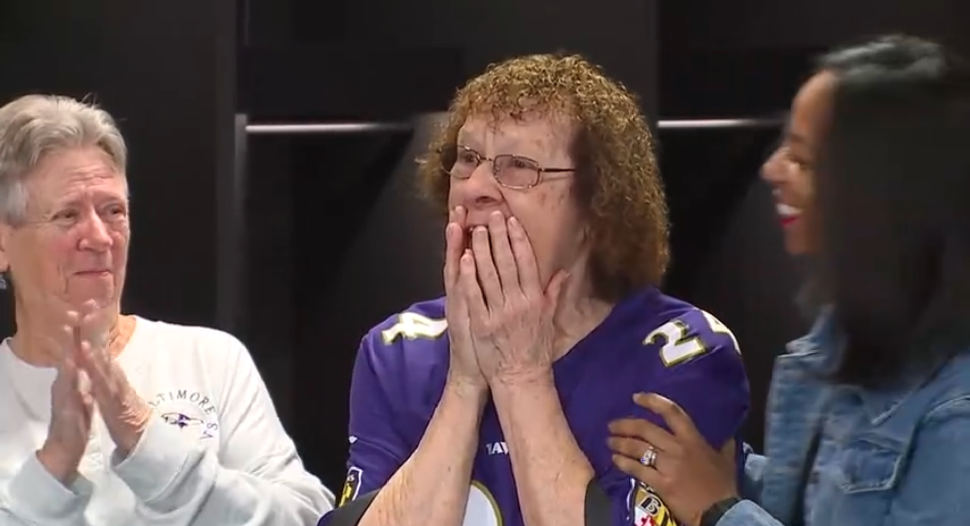 Sharon Kolzinski of White Marsh won Ravens season tickets for 20 years through a scratch-off lottery second chance drawing, including club level seats.