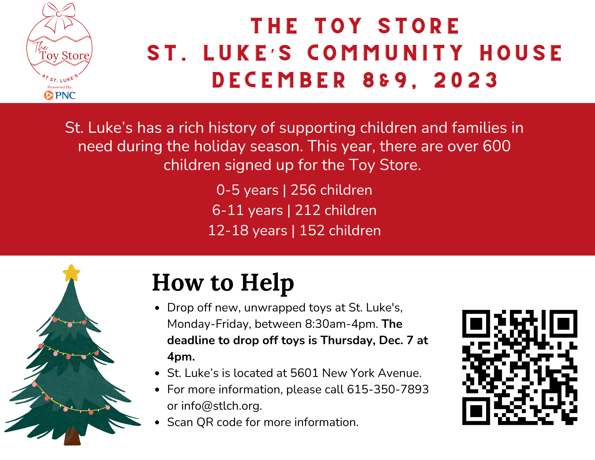St. Luke Community House 2023 Toy Store Flyer 