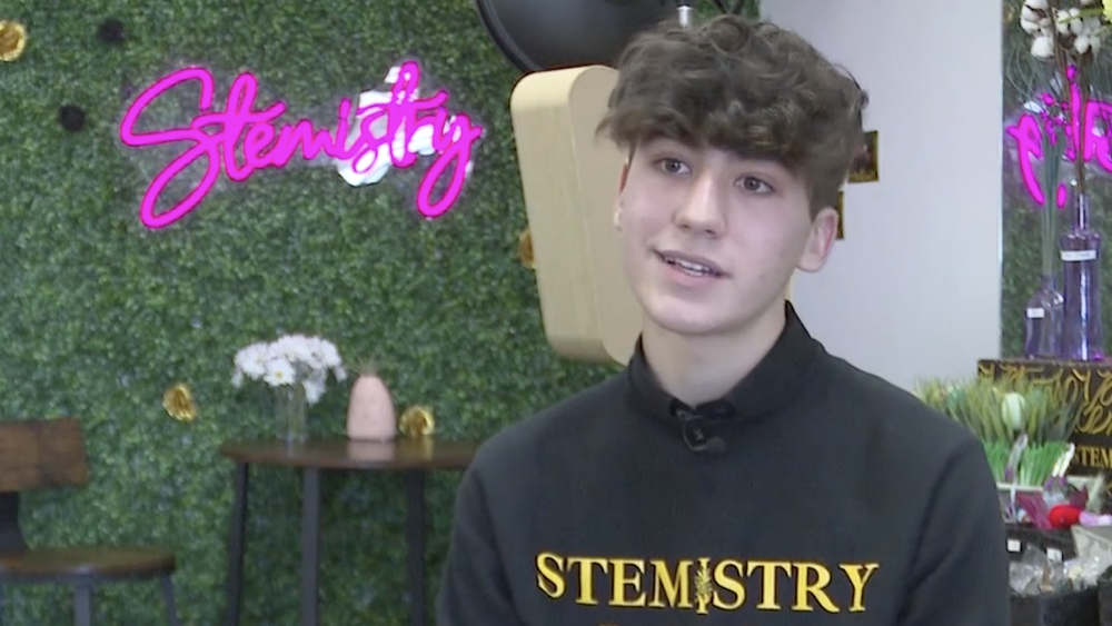 Teen business owner