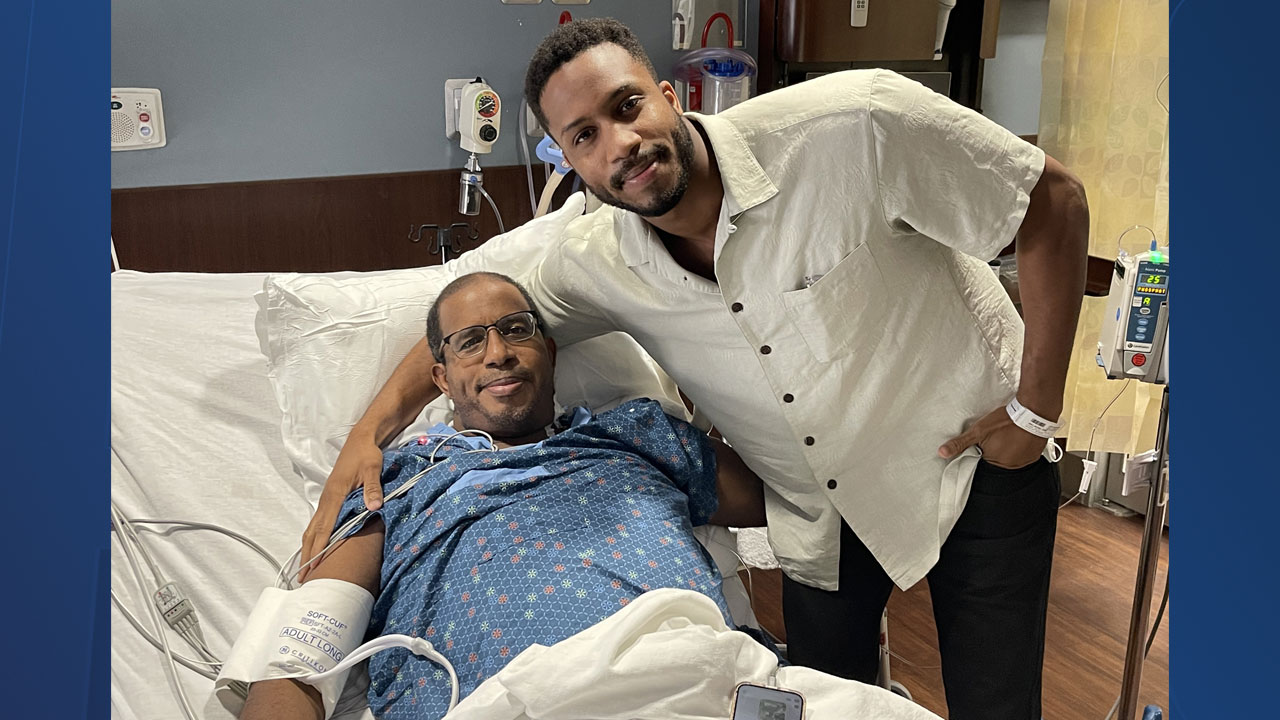 Jason James and son Michael-Evans James