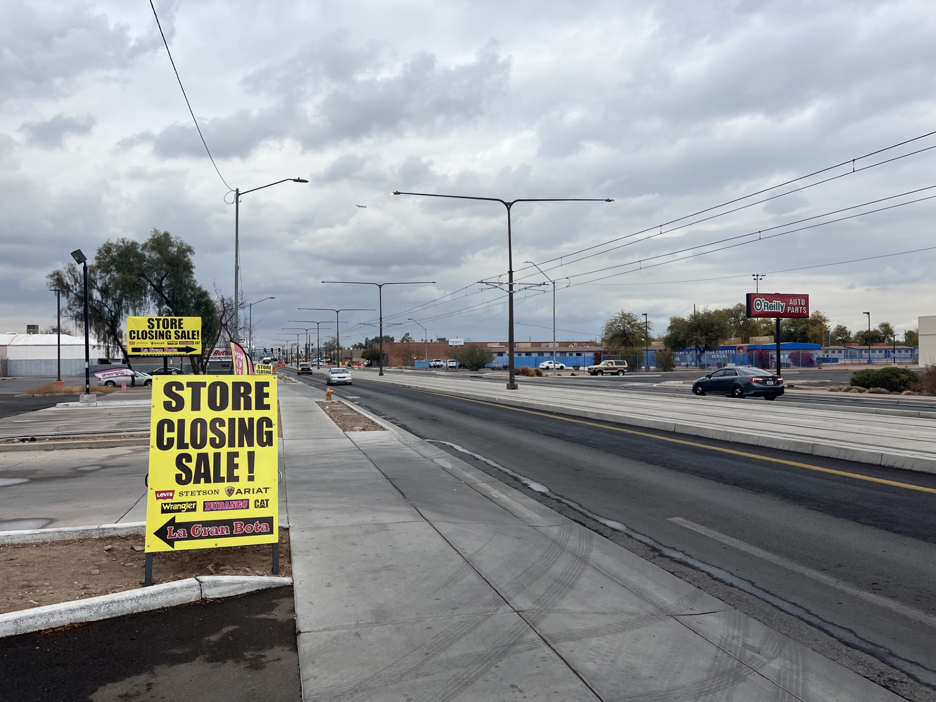 light rail businesses closing Phoenix
