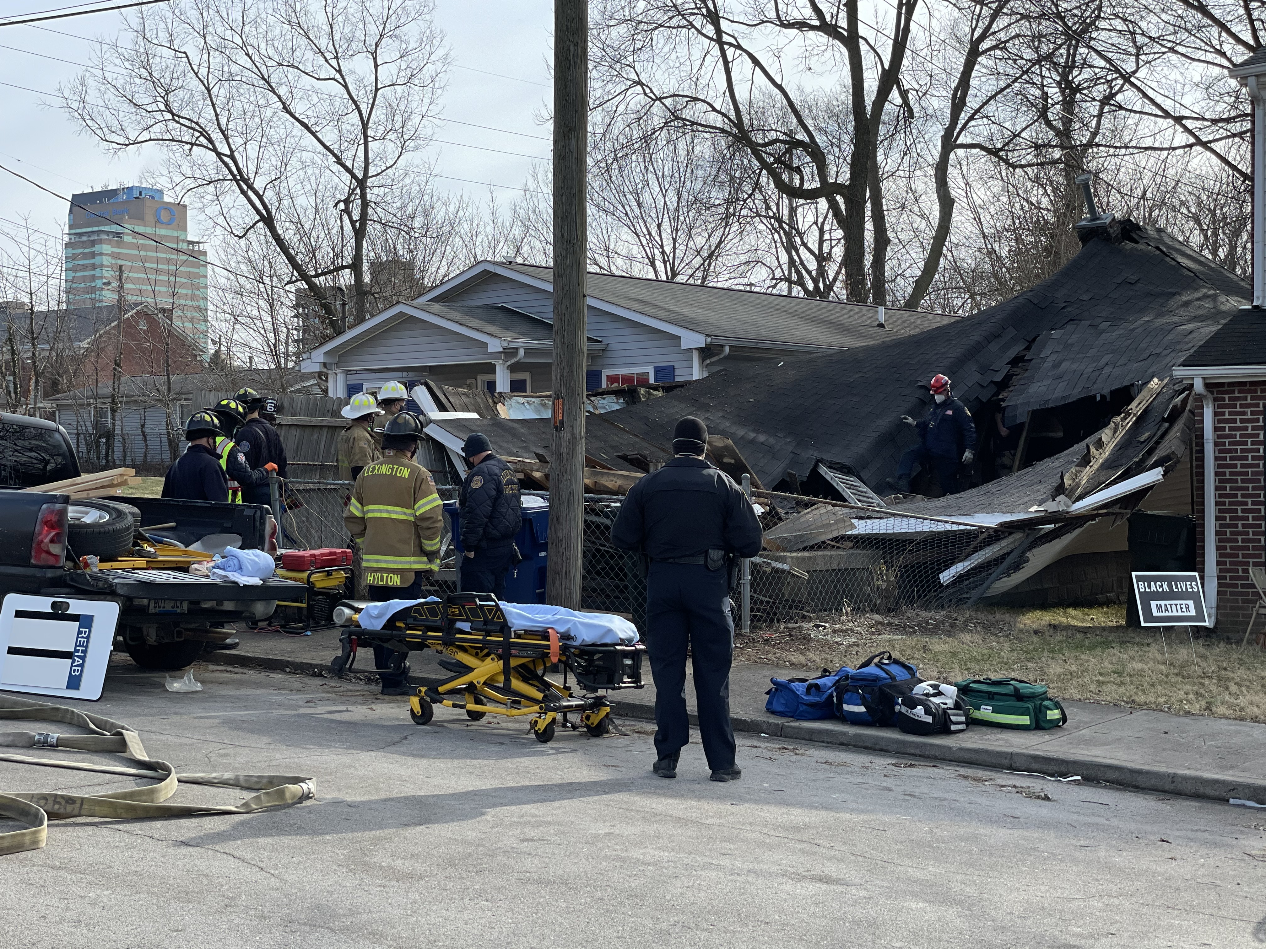 House collapses