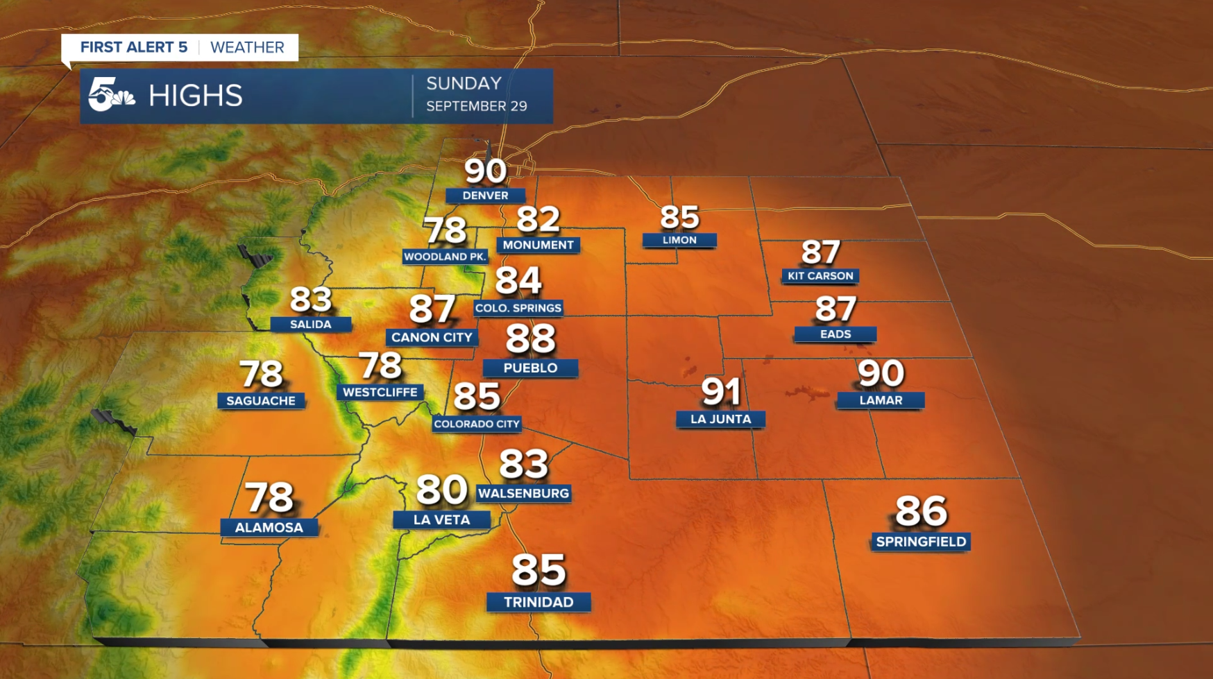 Hot and sunny start to the weekend