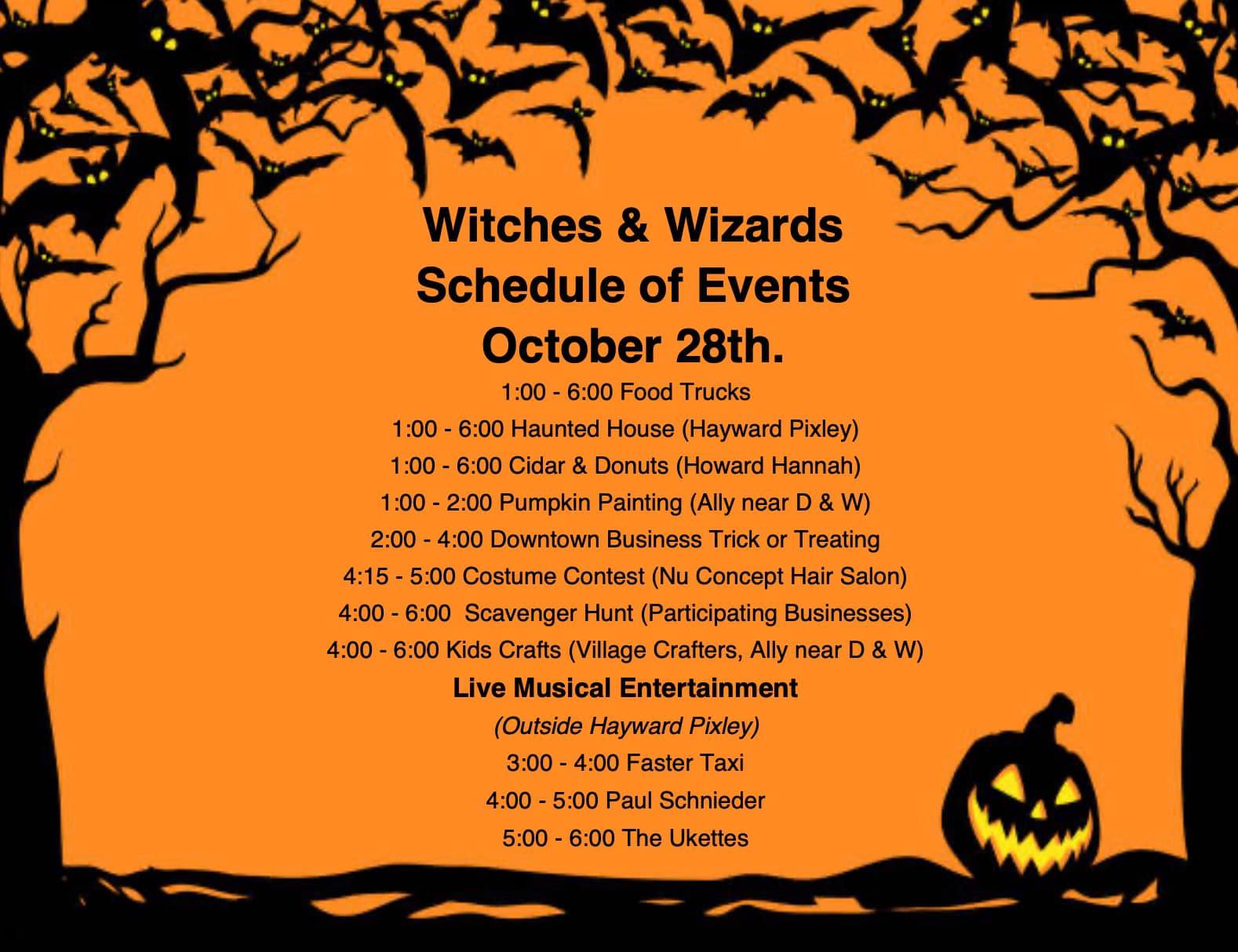 Williamston's Witches and Wizards event