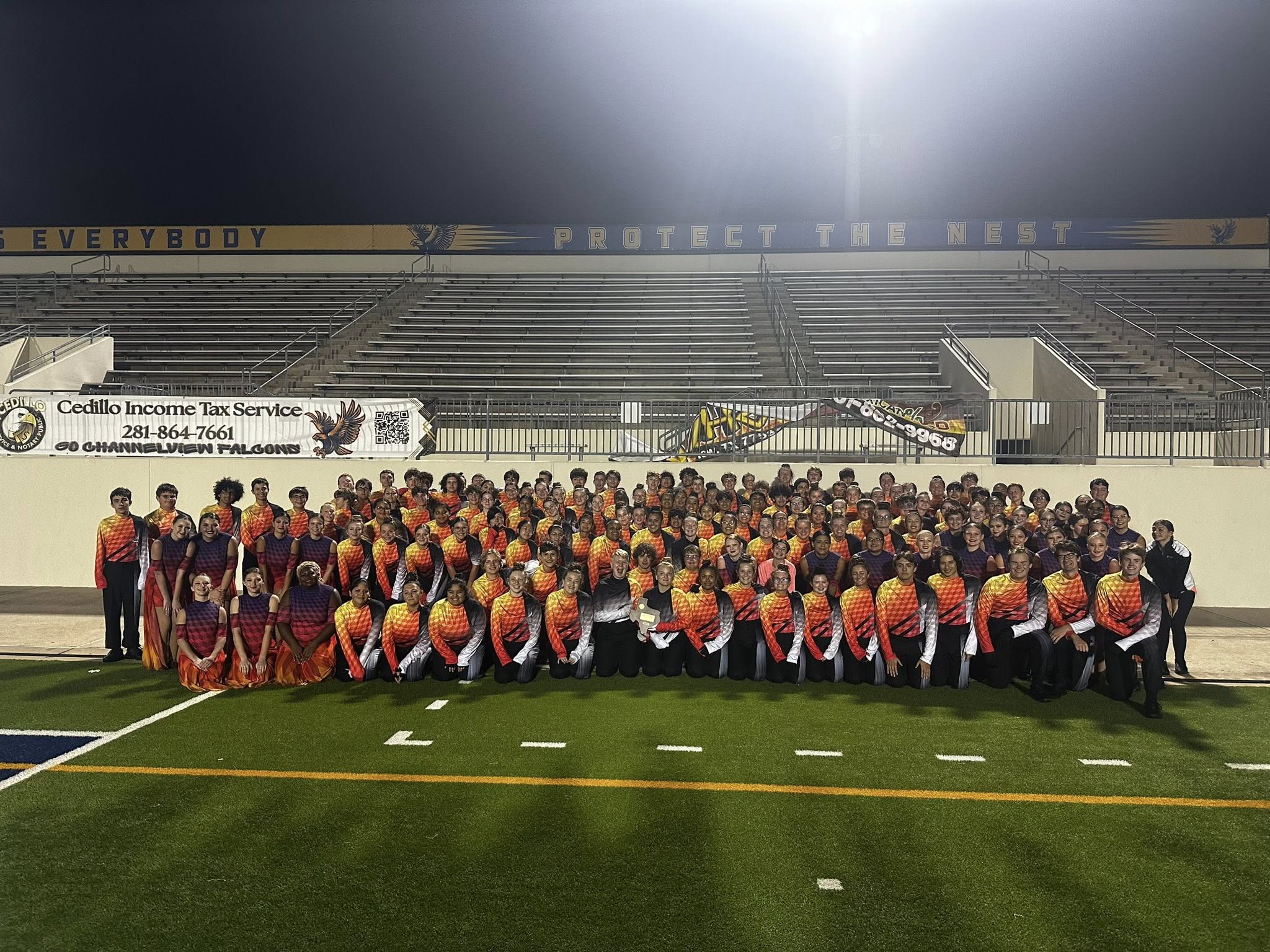 A&M Consolidated HS Band and Guard.jpg